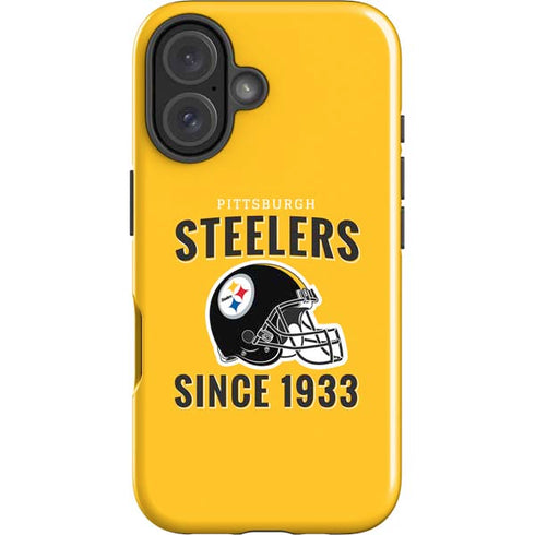 NFL Pittsburgh Steelers Helmet iPhone 16 Impact Case