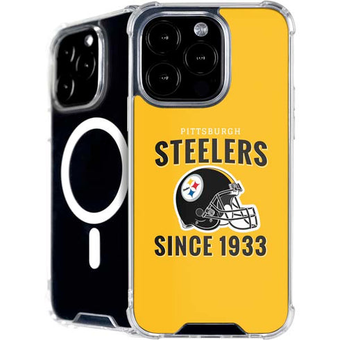 NFL Pittsburgh Steelers Helmet iPhone 16 Pro Max MagSafe Case