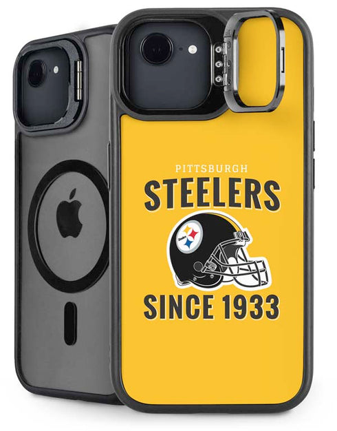 NFL Pittsburgh Steelers Helmet iPhone 16e Kickstand Case