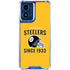 NFL Pittsburgh Steelers Helmet Moto G 5G (2024) Clear Case