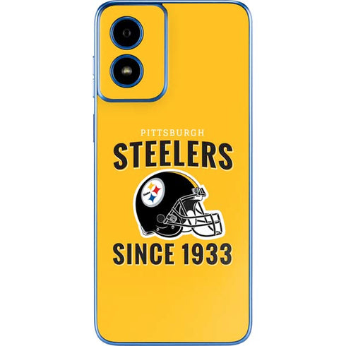 NFL Pittsburgh Steelers Helmet Moto G Play 4G (2024) Skin