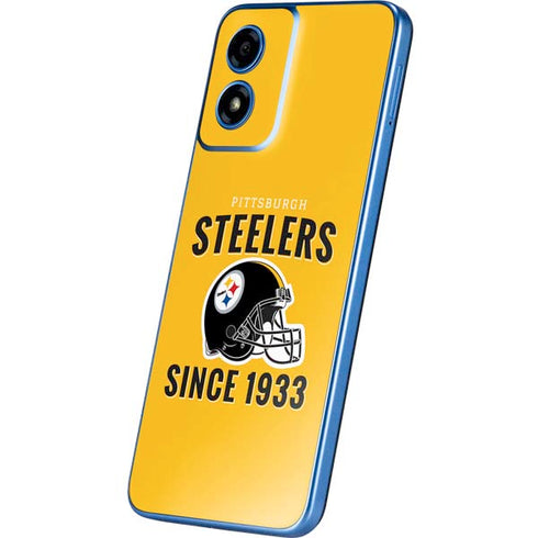 NFL Pittsburgh Steelers Helmet Moto G Play 4G (2024) Skin