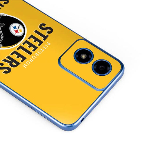 NFL Pittsburgh Steelers Helmet Moto G Play 4G (2024) Skin