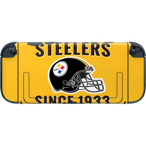 NFL Pittsburgh Steelers Helmet Nintendo Switch 2 (2025) with Joy-Con Skin
