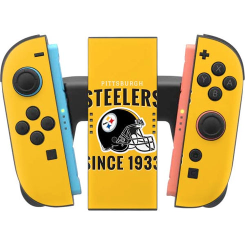 NFL Pittsburgh Steelers Helmet Nintendo Switch 2 (2025) Joy-Con Controller Skin