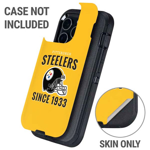 NFL Pittsburgh Steelers Helmet Otterbox Defender iPhone Skin