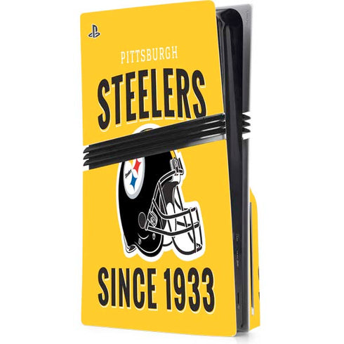 NFL Pittsburgh Steelers Helmet PS5 Pro Disk Console Skin
