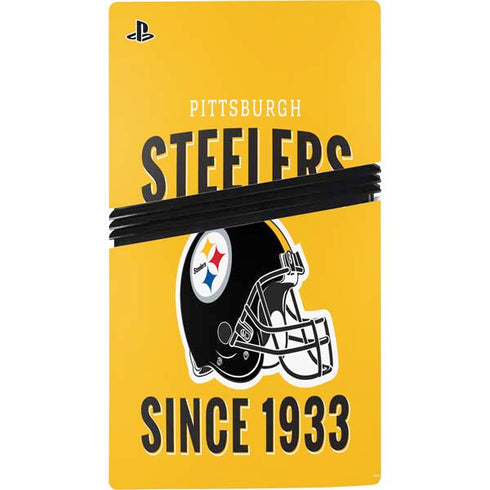 NFL Pittsburgh Steelers Helmet PS5 Pro Disk Console Skin