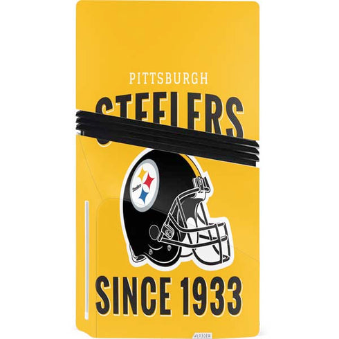 NFL Pittsburgh Steelers Helmet PS5 Pro Disk Console Skin