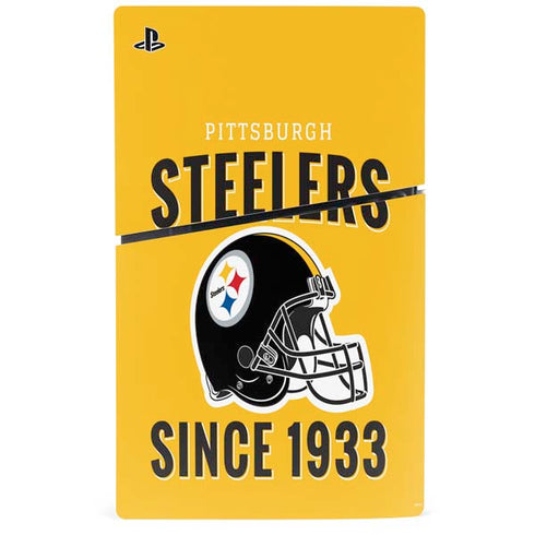 NFL Pittsburgh Steelers Helmet PS5 Slim Digital Edition Console Skin