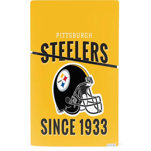 NFL Pittsburgh Steelers Helmet PS5 Slim Digital Edition Console Skin
