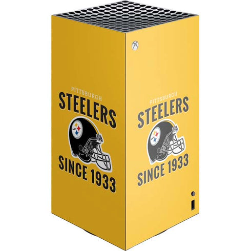 NFL Pittsburgh Steelers Helmet XBox Series X Digital Edition Console Skin