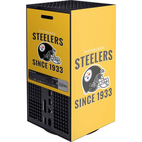 NFL Pittsburgh Steelers Helmet XBox Series X Digital Edition Console Skin