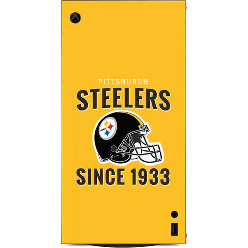 NFL Pittsburgh Steelers Helmet XBox Series X Digital Edition Console Skin