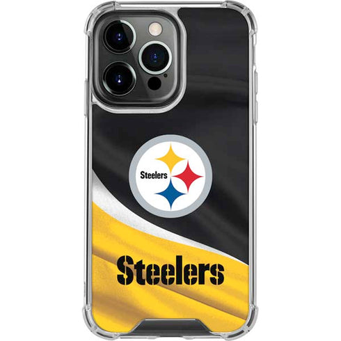 NFL Pittsburgh Steelers iPhone 16 Pro Max Clear Case