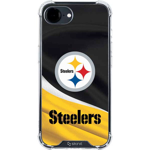 NFL Pittsburgh Steelers iPhone 16e Clear Case