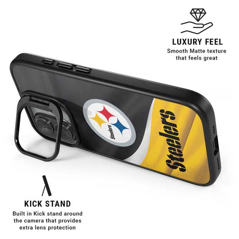 NFL Pittsburgh Steelers iPhone 17 Kickstand Case