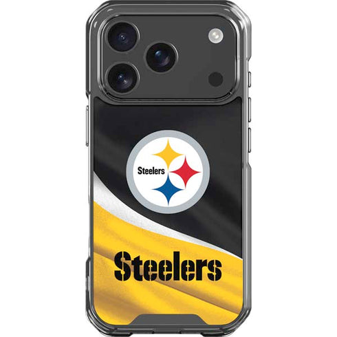 NFL Pittsburgh Steelers iPhone 18 Pro Clear Case