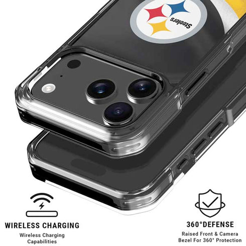 NFL Pittsburgh Steelers iPhone 18 Pro Clear Case