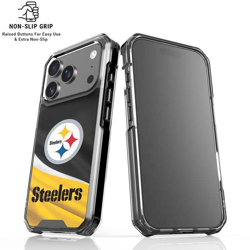 NFL Pittsburgh Steelers iPhone 18 Pro Clear Case