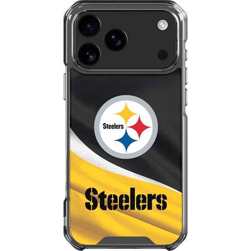 NFL Pittsburgh Steelers iPhone 18 Pro Max Clear Case