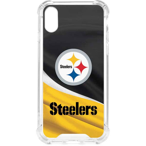 NFL Pittsburgh Steelers iPhone XS Clear Case