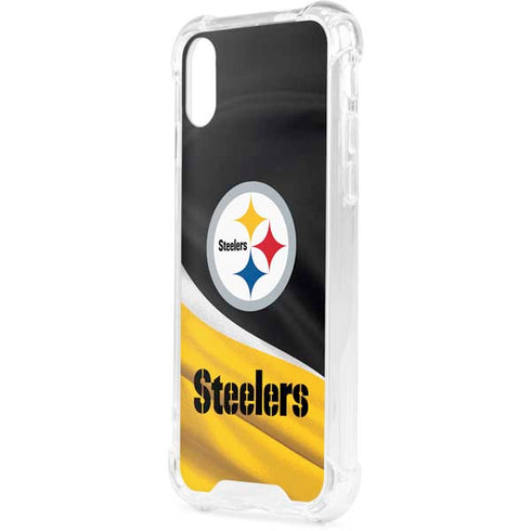 NFL Pittsburgh Steelers iPhone XS Clear Case