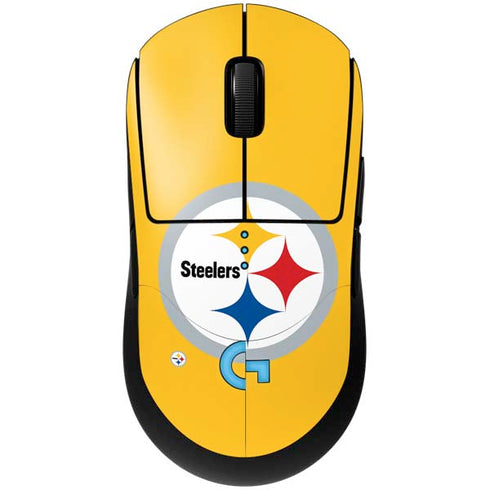 NFL Pittsburgh Steelers Large Logo G Pro Wireless Gaming Mouse Skin