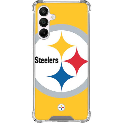 NFL Pittsburgh Steelers Large Logo Galaxy A16 5G Clear Case