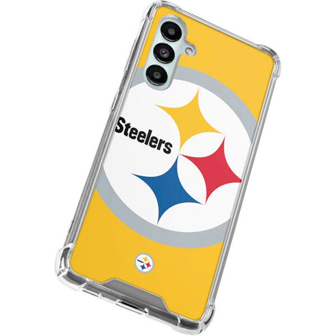 NFL Pittsburgh Steelers Large Logo Galaxy A16 5G Clear Case