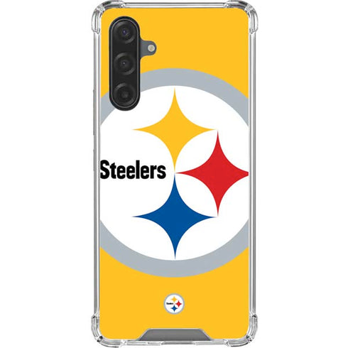NFL Pittsburgh Steelers Large Logo Galaxy A17 Clear Case