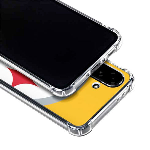 NFL Pittsburgh Steelers Large Logo Galaxy A36 5G Clear Case