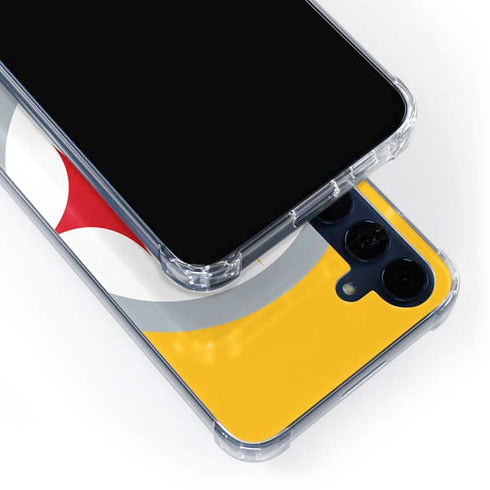 NFL Pittsburgh Steelers Large Logo Galaxy A55 5G Clear Case