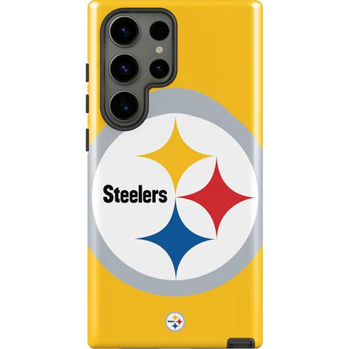 NFL Pittsburgh Steelers Large Logo Galaxy S23 Ultra Pro Case