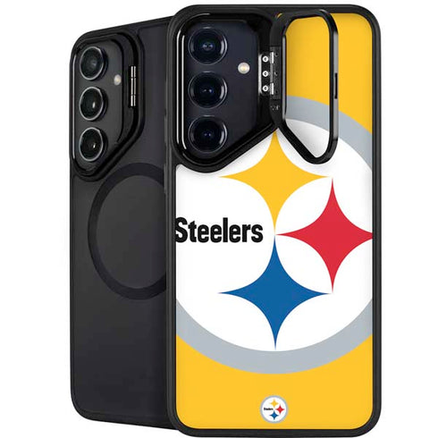 NFL Pittsburgh Steelers Large Logo Galaxy S24 Kickstand Case