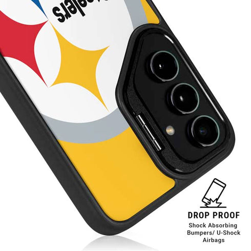 NFL Pittsburgh Steelers Large Logo Galaxy S24 Kickstand Case
