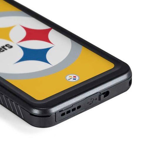 NFL Pittsburgh Steelers Large Logo Galaxy S24 Waterproof Case