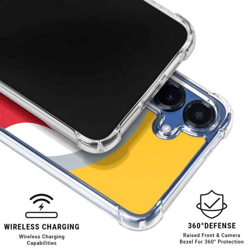 NFL Pittsburgh Steelers Large Logo Galaxy S25 Plus Clear Case