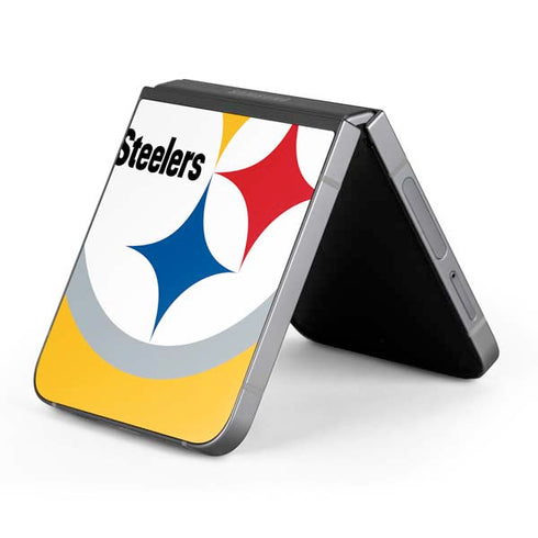 NFL Pittsburgh Steelers Large Logo Galaxy Z Flip6 Skin