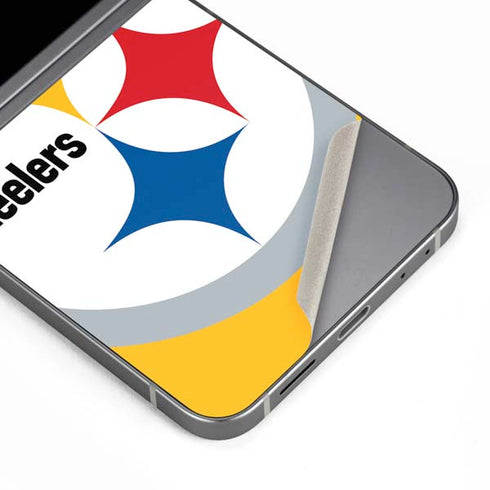 NFL Pittsburgh Steelers Large Logo Galaxy Z Flip6 Skin