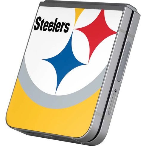 NFL Pittsburgh Steelers Large Logo Galaxy Z Flip6 Skin