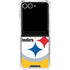 NFL Pittsburgh Steelers Large Logo Galaxy Z Flip7 Clear Case