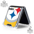 NFL Pittsburgh Steelers Large Logo Galaxy Z Flip7 Clear Case