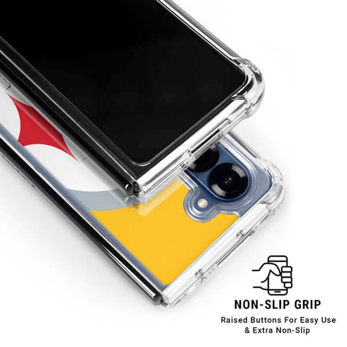 NFL Pittsburgh Steelers Large Logo Galaxy Z Fold6 Clear Case