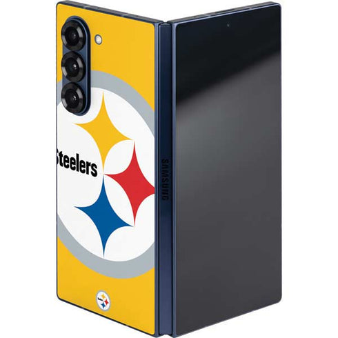 NFL Pittsburgh Steelers Large Logo Galaxy Z Fold6 Skin