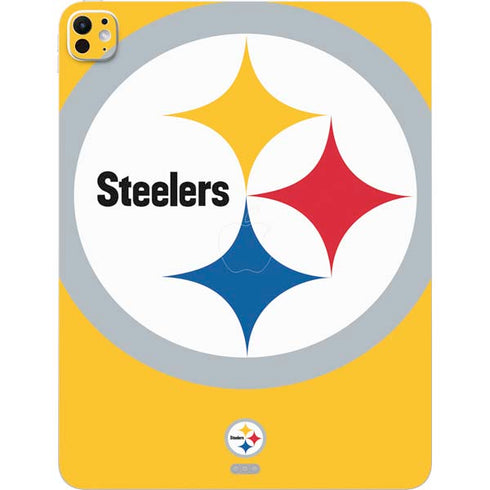NFL Pittsburgh Steelers Large Logo iPad Pro 13in M4 (2024) Skin