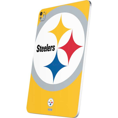 NFL Pittsburgh Steelers Large Logo iPad Pro 13in M4 (2024) Skin
