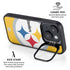 NFL Pittsburgh Steelers Large Logo iPhone 15 Plus Kickstand Case