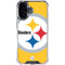 NFL Pittsburgh Steelers Large Logo iPhone 16 Clear Case