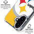 NFL Pittsburgh Steelers Large Logo iPhone 16 Plus Clear Case